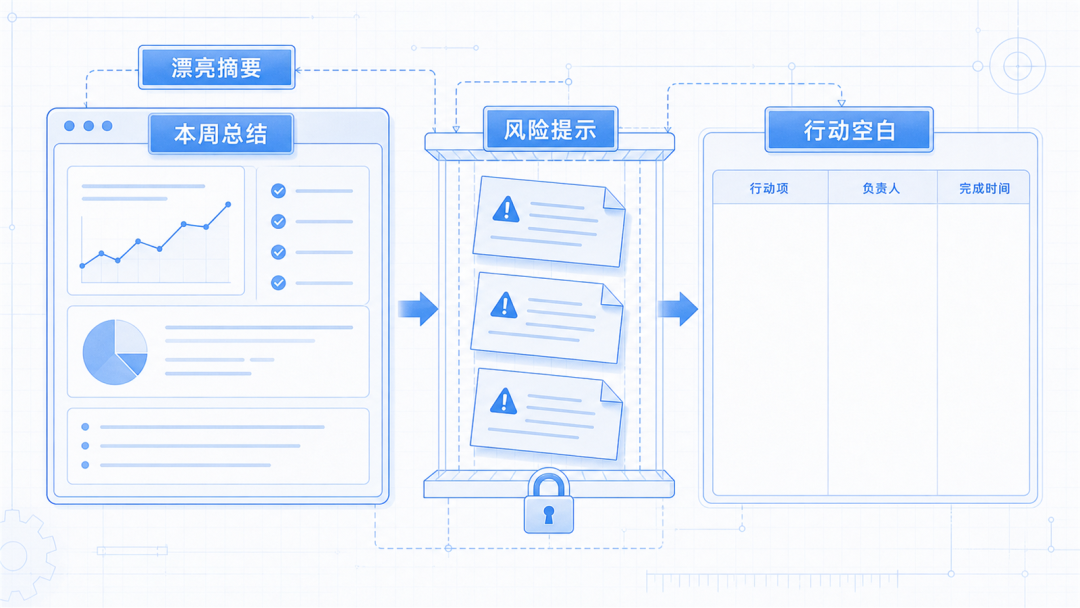 智能周报从摘要走向下周动作