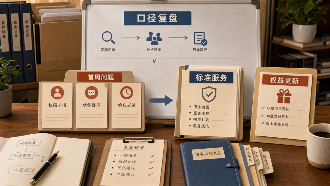 服务边界复盘形成标准口径